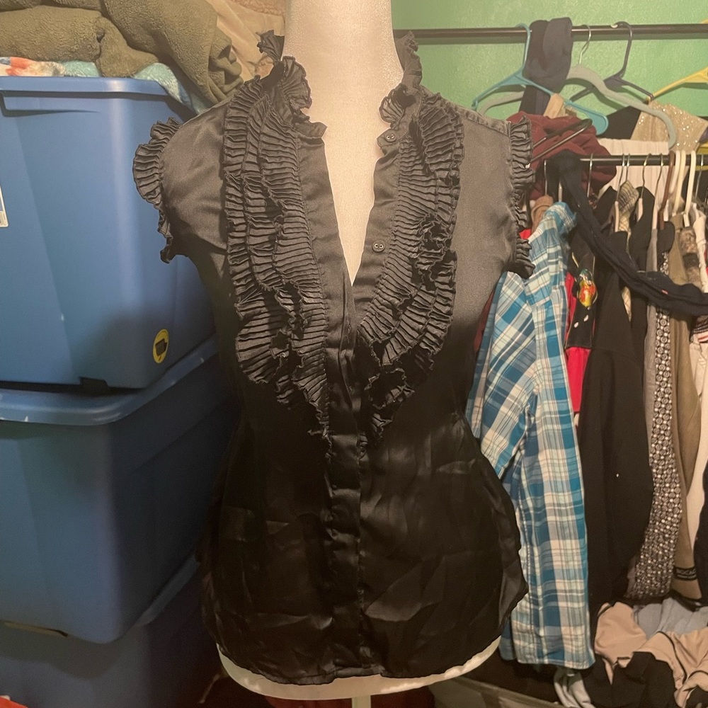 Victorian Converse Xs ruffled top